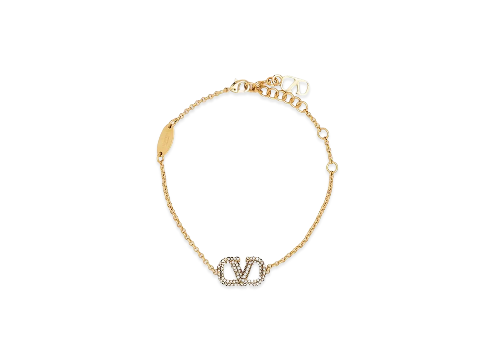 Valentino Garavani Women's V Logo Signature Bracelet "Gold"