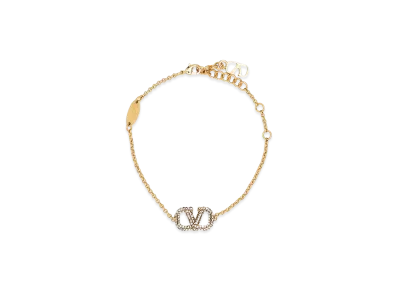 Valentino Garavani Women's V Logo Signature Bracelet "Gold"