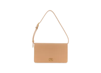 Valentino Garavani Women's Vlogo Signature Shoulder Bag "Pink"