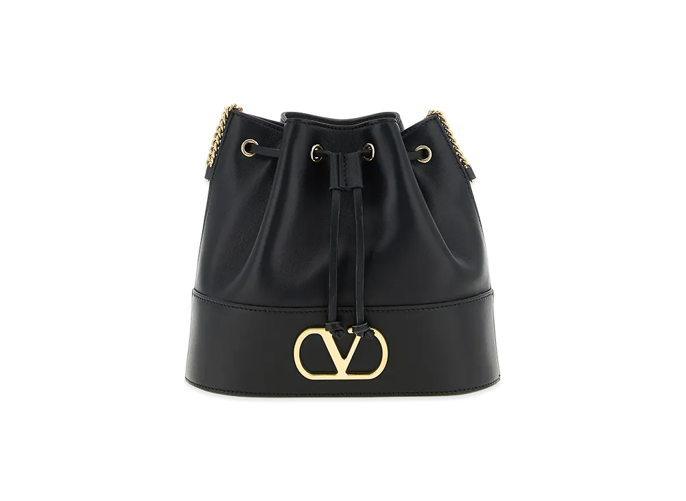 Valentino Garavani Women's Vlogosignature Mini Bucket Bag "Black"