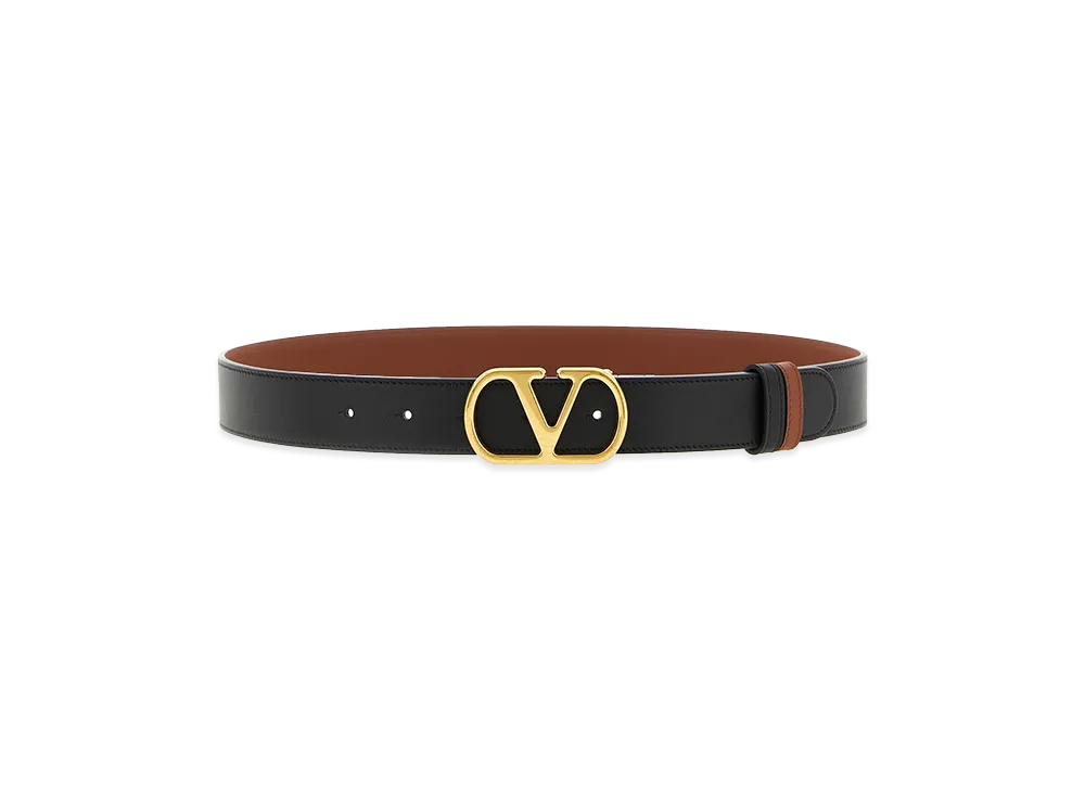 Valentino Garavani Women's Reversible V Logo Belt "Multicolor"