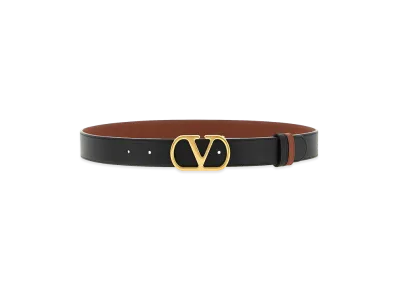 Valentino Garavani Women's Reversible V Logo Belt "Multicolor"