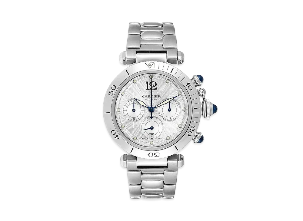 Cartier Pasha 38mm Chronograph SS