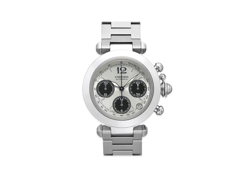 Cartier Pasha C Chronograph "Silver" W31048M7
