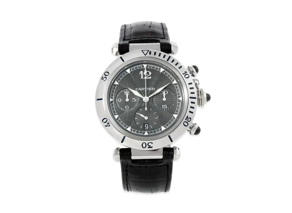 Cartier Pasha 38mm N950 Chronograph SS/PT