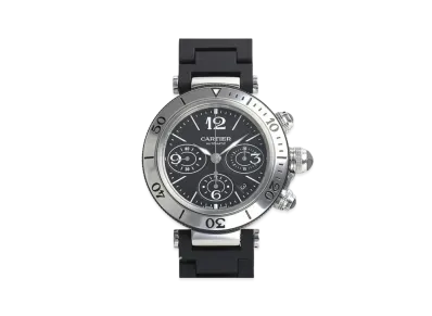 Cartier Pasha Seatimer Chronograph "Black" W31088U2