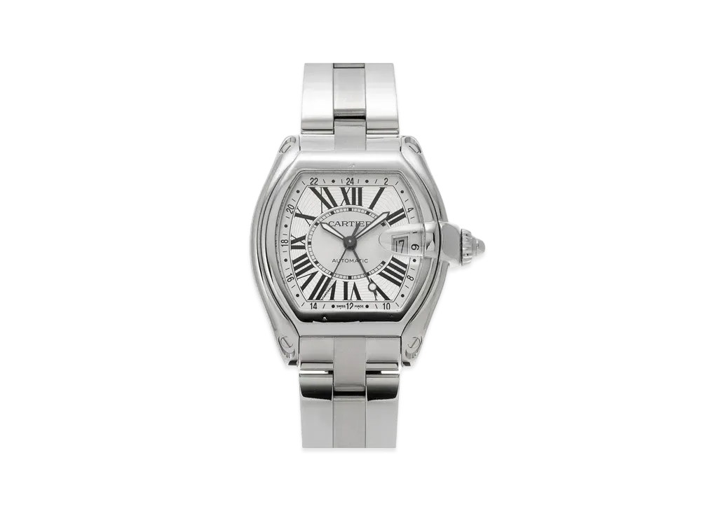 Cartier Roadster GMT "Silver" W62032X6