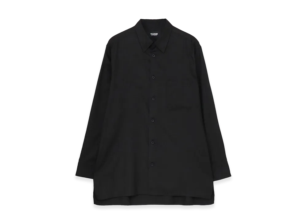 WILDSIDE YOHJI YAMAMOTO T/R Twill Regular Shirt "Black"