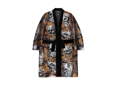 WACKO MARIA 56 TATTOO / JACQUARD GOWN COAT "Gold"