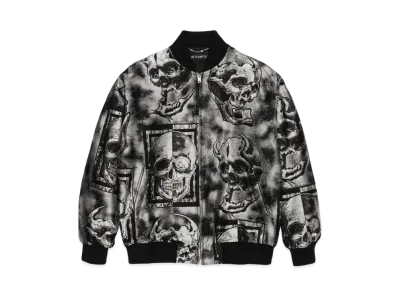 WACKO MARIA 56 TATTOO STUDIO / JACQUARD SKA JACKET "Grey"