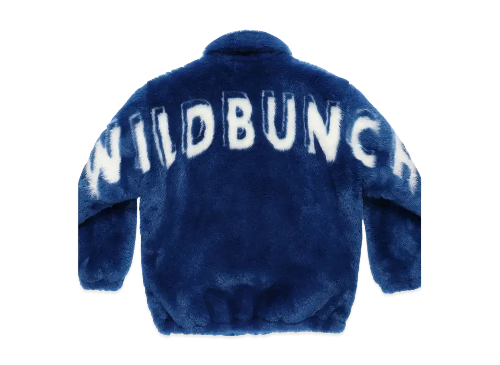 WACKO MARIA WILD BUNCH / FUR ZIP JACKET "Blue"