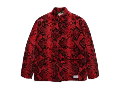 WACKO MARIA VELVET KUNG-FU JACKET "Red"