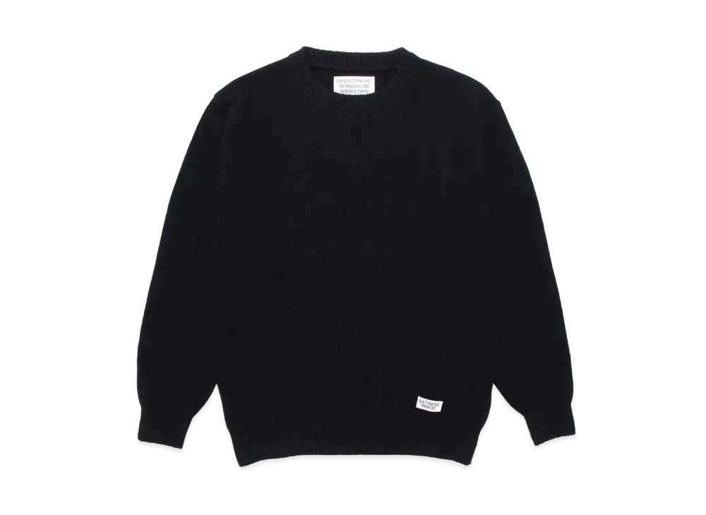 WACKO MARIA CLASSIC KNIT SWEATER "Black"