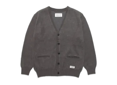 WACKO MARIA MOHAIR KNIT CARDIGAN "Grey"