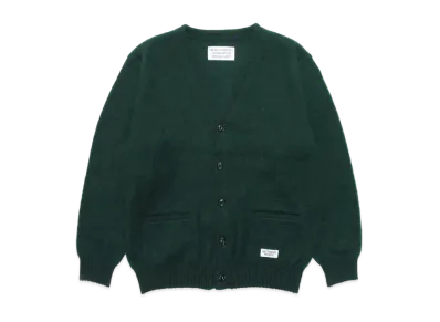WACKO MARIA MOHAIR KNIT CARDIGAN "Green"