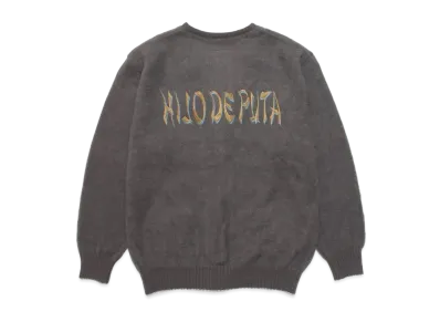 WACKO MARIA MOHAIR KNIT CARDIGAN "Grey"