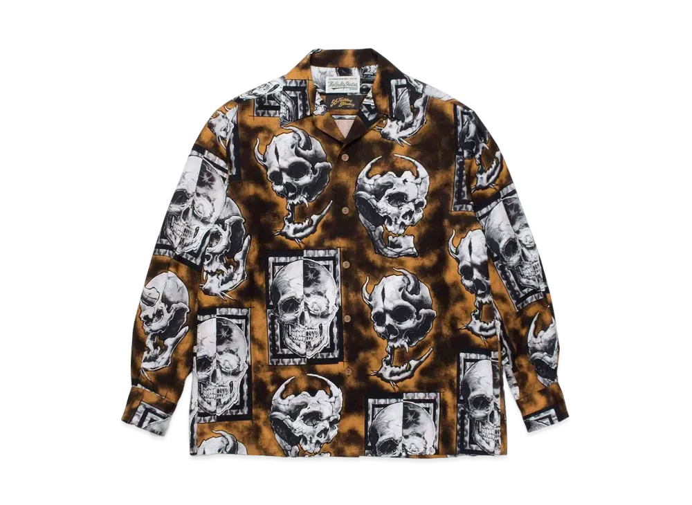 WACKO MARIA 56 TATTOO STUDIO / HAWAIIAN SHIRT "Gold"