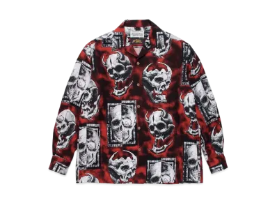 WACKO MARIA 56 TATTOO STUDIO / HAWAIIAN SHIRT "Red"