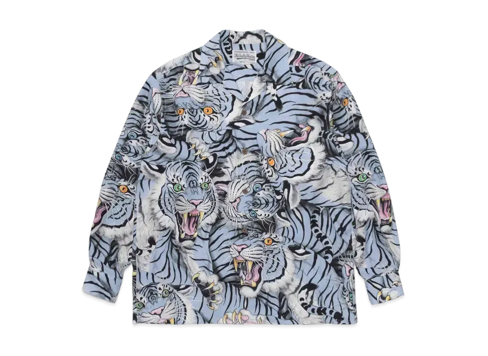 WACKO MARIA TIM LEHI / HAWAIIAN SHIRT "Blue"