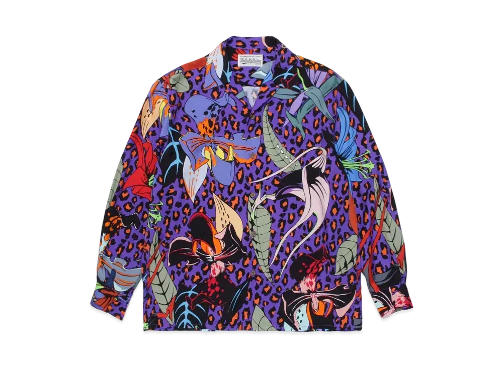 WACKO MARIA HIYATSUKAZU HAWAIIAN SHIRT "Purple"