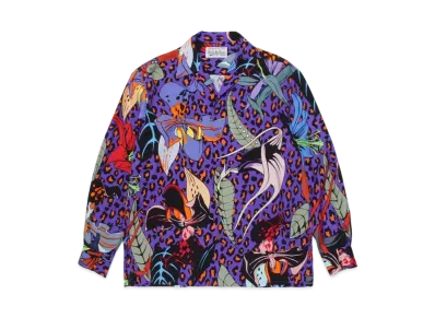 WACKO MARIA HIYATSUKAZU HAWAIIAN SHIRT "Purple"