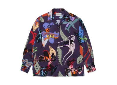 WACKO MARIA HIYATSUKAZU HAWAIIAN SHIRT "Navy"