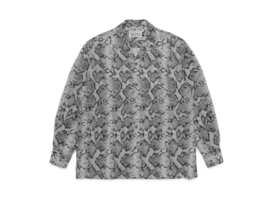 WACKO MARIA PYTHON OPEN COLLAR SHIRT "Grey"