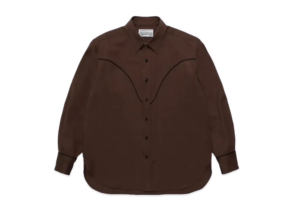 WACKO MARIA WESTERN SHIRT "Brown"