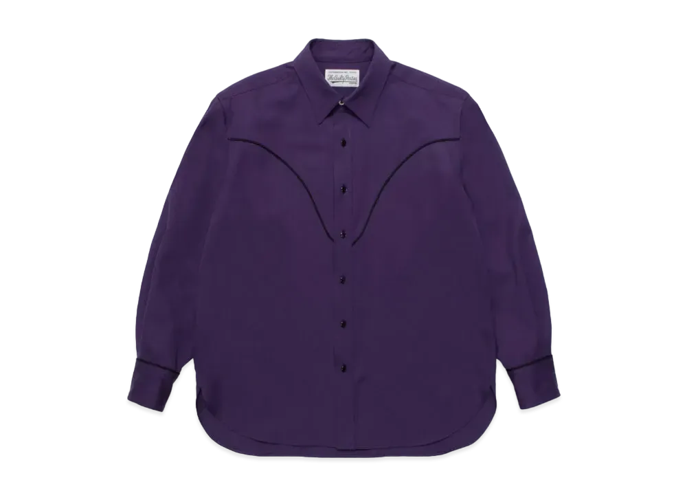WACKO MARIA WESTERN SHIRT "Purple"