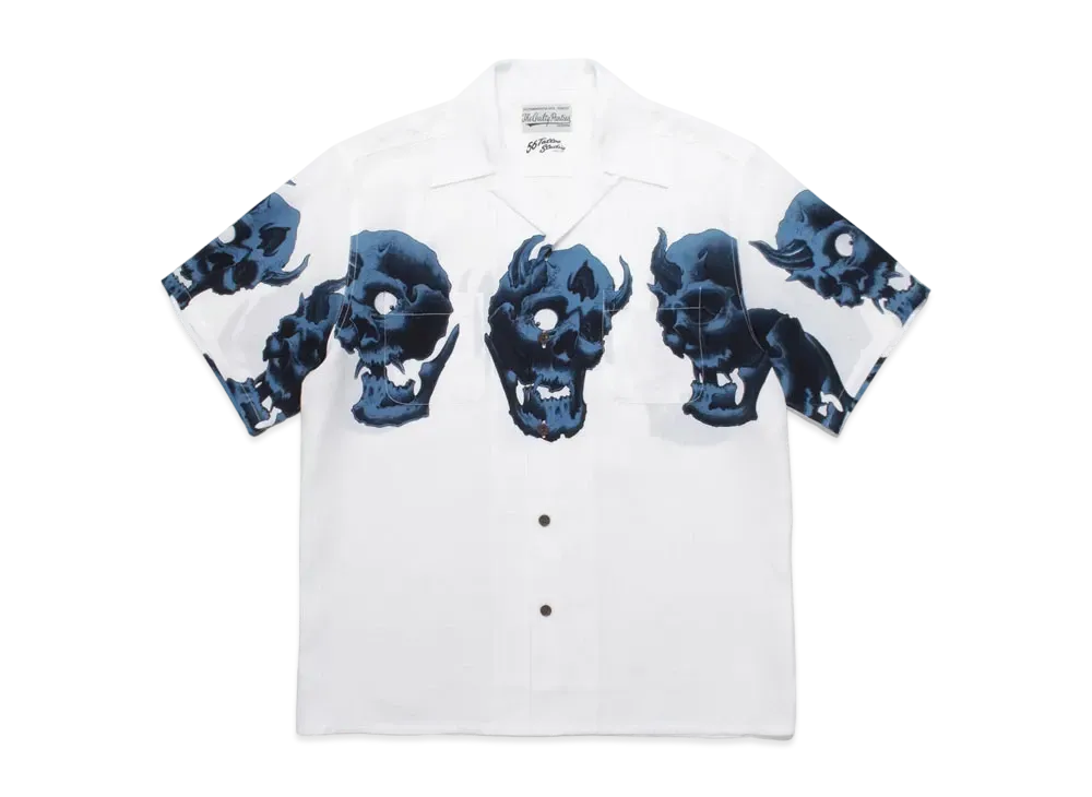 WACKO MARIA 56 TATTOO STUDIO / HAWAIIAN SHIRT "White"