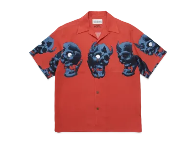 WACKO MARIA 56 TATTOO STUDIO / HAWAIIAN SHIRT "Orange"