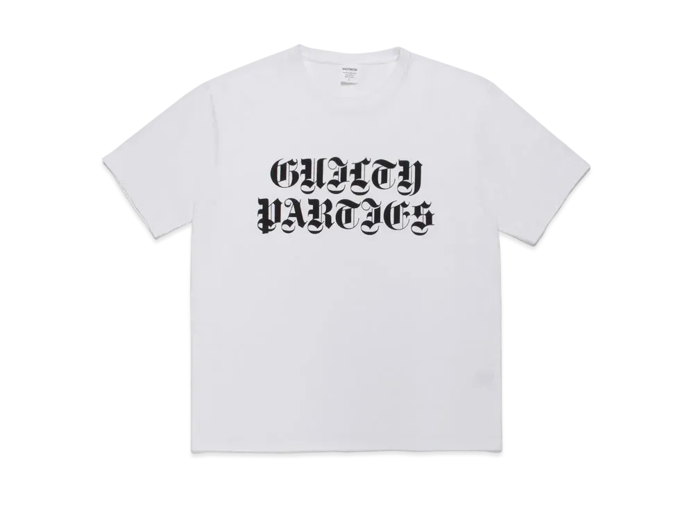 WACKO MARIA WASHED HEAVY WEIGHT T-SHIRT "White"