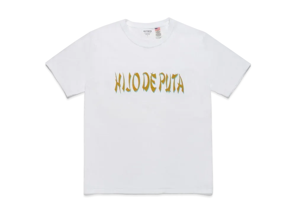 WACKO MARIA US FABRIC T-SHIRT "White"
