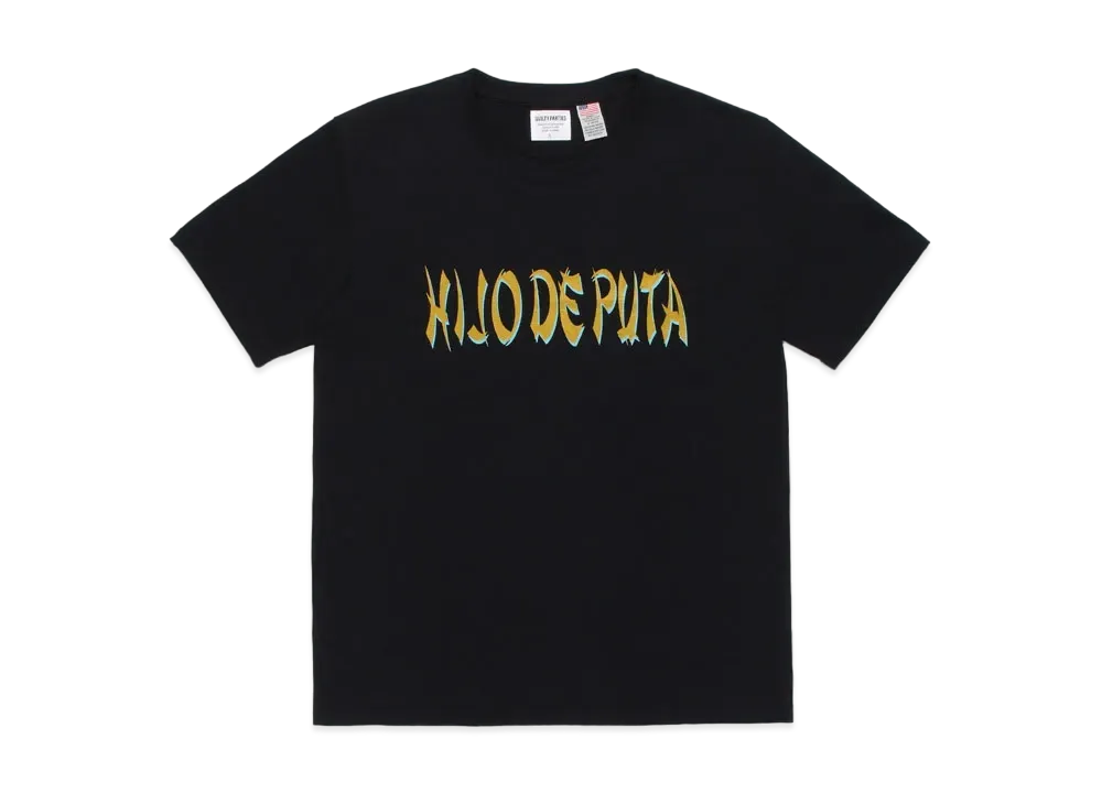 WACKO MARIA US FABRIC T-SHIRT "Black"