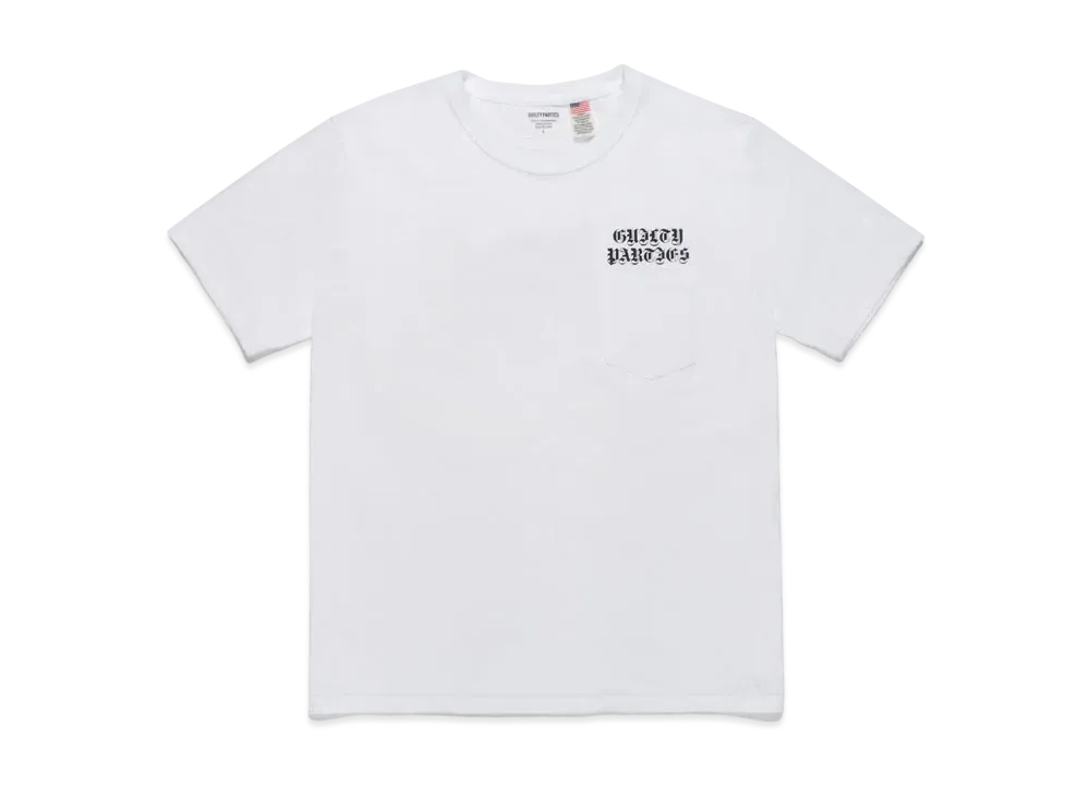 WACKO MARIA US FABRIC POCKET T-SHIRT "White"