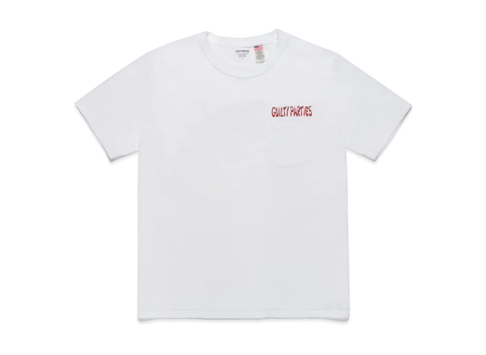 WACKO MARIA US FABRIC POCKET T-SHIRT "White"