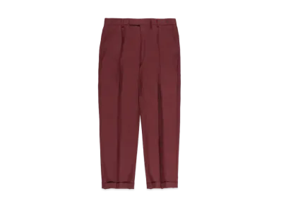 WACKO MARIA PLEATED TROUSERS (TYPE-2) "Red"