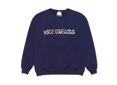 WACKO MARIA NICE DREAMS SWEAT SHIRT "Navy"