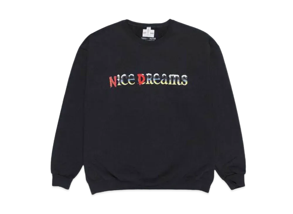 WACKO MARIA NICE DREAMS SWEAT SHIRT "Black"