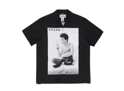 WACKO MARIA LARRY CLARK TULSA HAWAIIAN SHIRT TYPE-1 "Black"