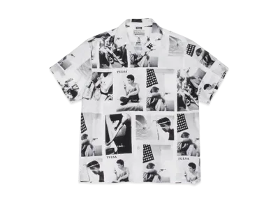 WACKO MARIA LARRY CLARK TULSA HAWAIIAN SHIRT TYPE-2 "White"