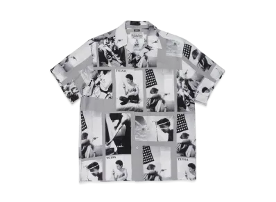 WACKO MARIA LARRY CLARK TULSA HAWAIIAN SHIRT TYPE-2 "Gray"