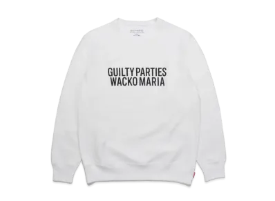 WACKO MARIA HEAVY WEIGHT SWEAT SHIRT "White"
