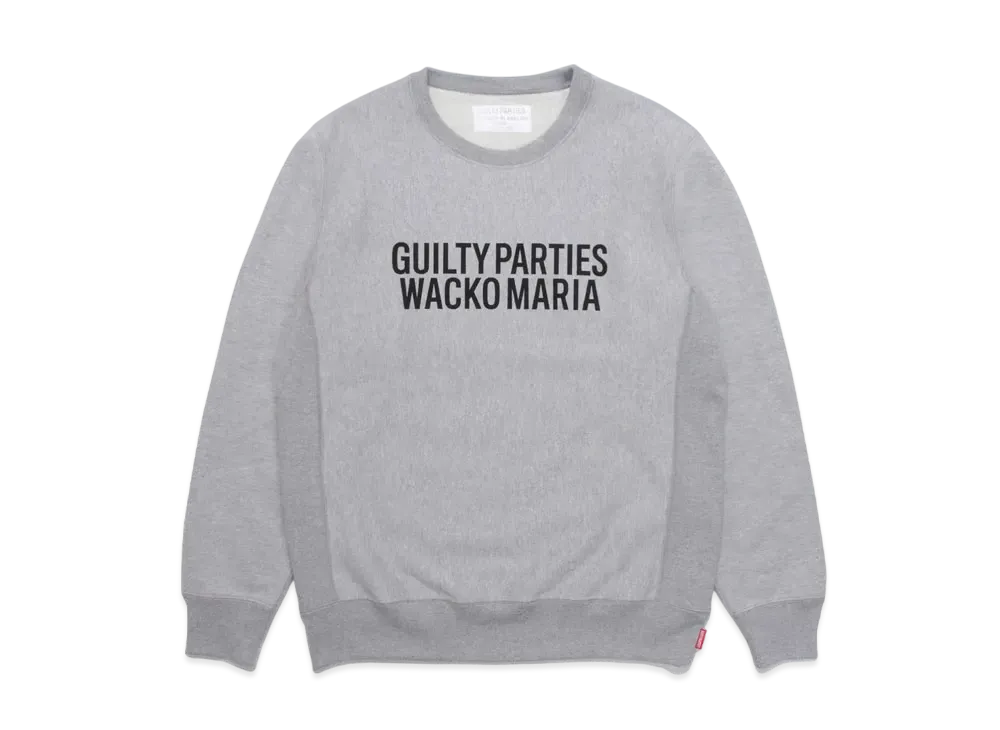 WACKO MARIA HEAVY WEIGHT SWEAT SHIRT "Gray"