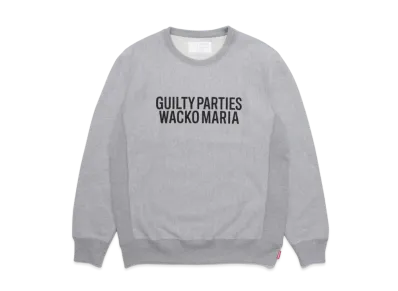 WACKO MARIA HEAVY WEIGHT SWEAT SHIRT "Gray"