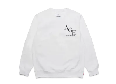 NAMEDARUMA X WACKO MARIA CREW NECK SWEAT "White"