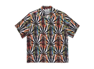 NAMEDARUMA X WACKO MARIA ALOHA SHIRT MARIJUANA "White"