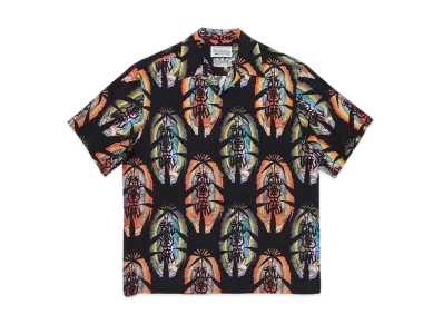 NAMEDARUMA X WACKO MARIA ALOHA SHIRT MARIJUANA "Black"