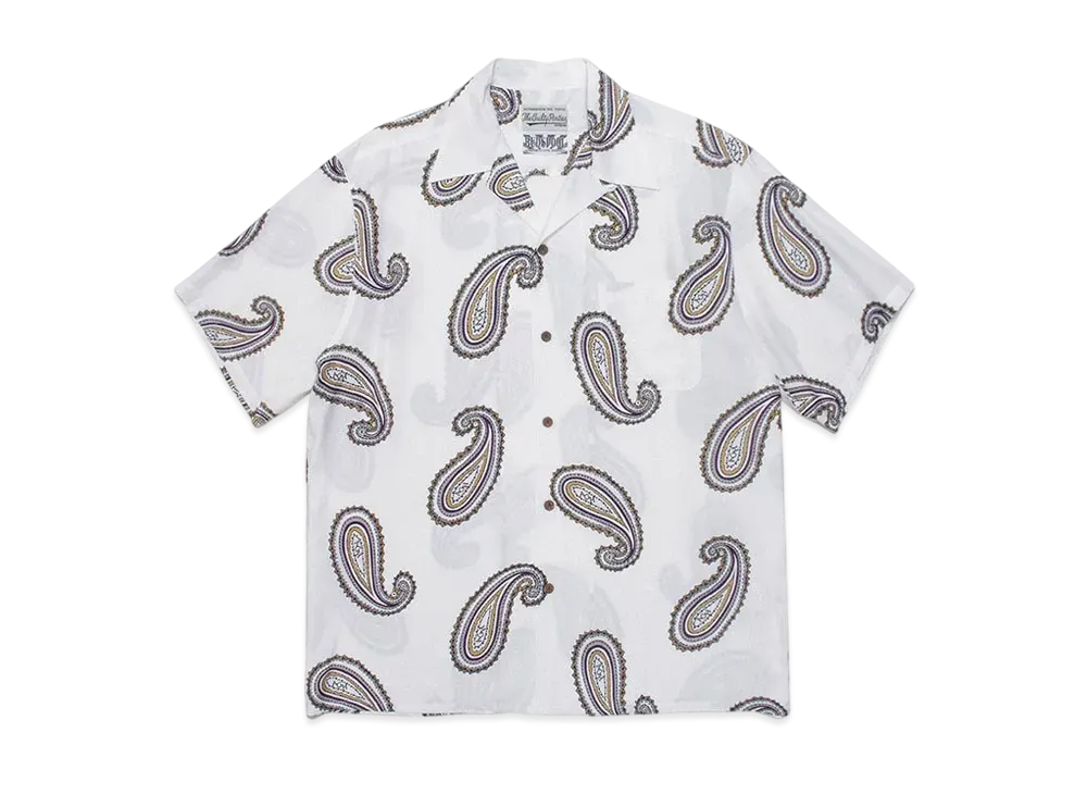 NAMEDARUMA X WACKO MARIA ALOHA SHIRT PAISLEY "White"