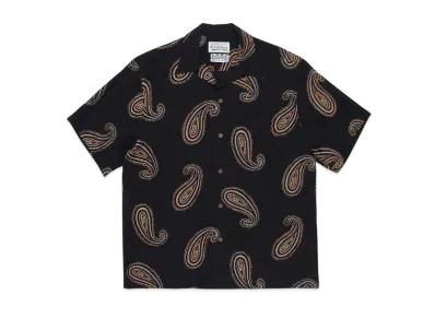 NAMEDARUMA X WACKO MARIA ALOHA SHIRT PAISLEY "Black"